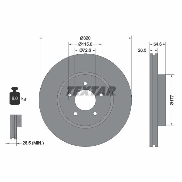 HERTH+BUSS JAKOPARTS J3345000 Brake Disc Splash Guard
