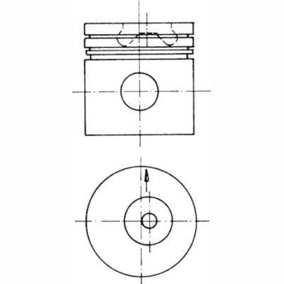 KOLBENSCHMIDT 90624600 Piston