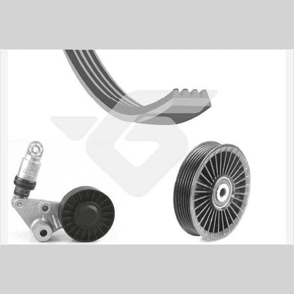 HUTCHINSON HUKHV204 V-Ribbed Belt Set