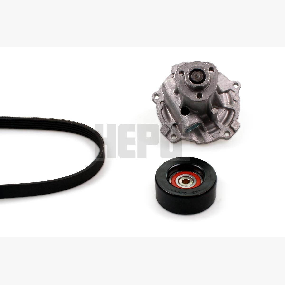HEPU PK05422 Water Pump + V-Ribbed Belt Kit