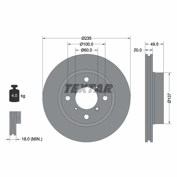 AUTOFREN SEINSA D4-3246C Disc Brake Caliper Repair Kit