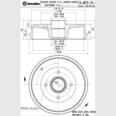 HERTH+BUSS JAKOPARTS J3210309 Brake Caliper