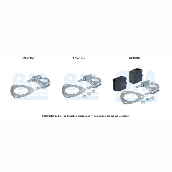 BM CATALYSTS FK50184B Exhaust System Mounting Kit