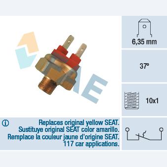 FAE AE35420 Automatic Choke Temperature Switch