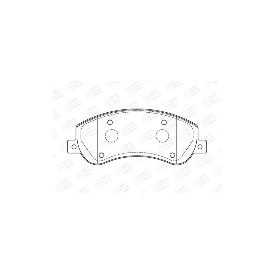 Champion 573275Ch Brake Pad Set