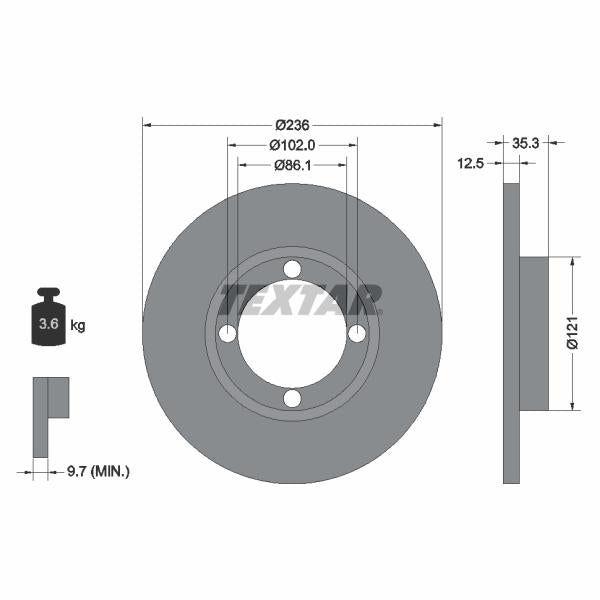 HERTH+BUSS JAKOPARTS J3270305 Brake Caliper Guide Sleeve Kit