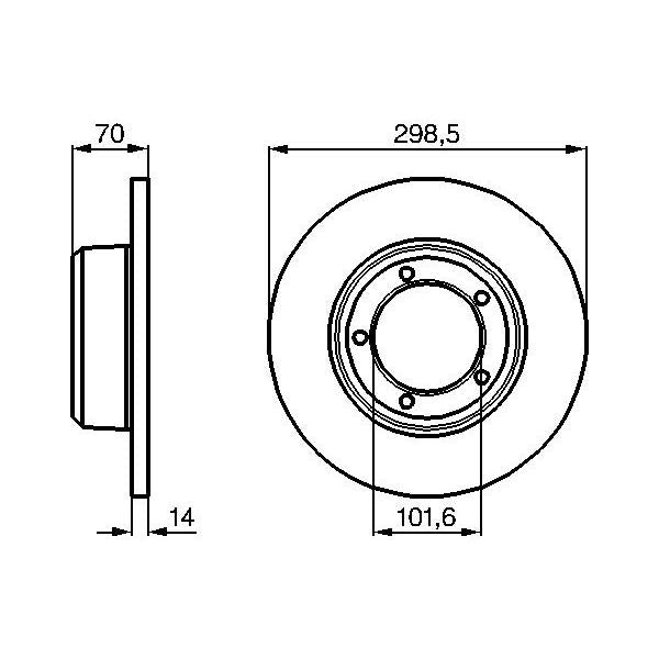 WABCO 9617232127 Parking Brake Valve
