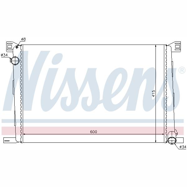 NISSENS NIS69706 Engine Radiator