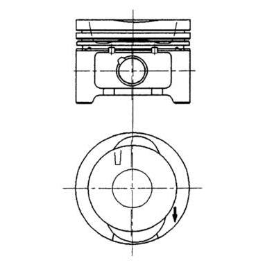 KOLBENSCHMIDT 92228620 Piston