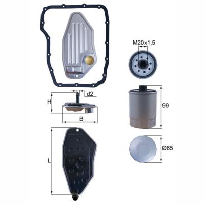 KNECHT HX276KIT Automatic Transmission Hydraulic Filter
