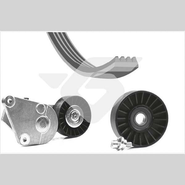 HUTCHINSON HUKHV58 V-Ribbed Belt Set