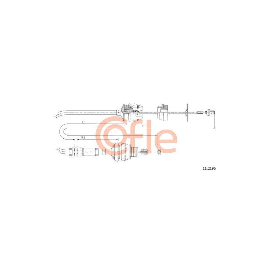 Cofle 11.2196 Clutch Cable