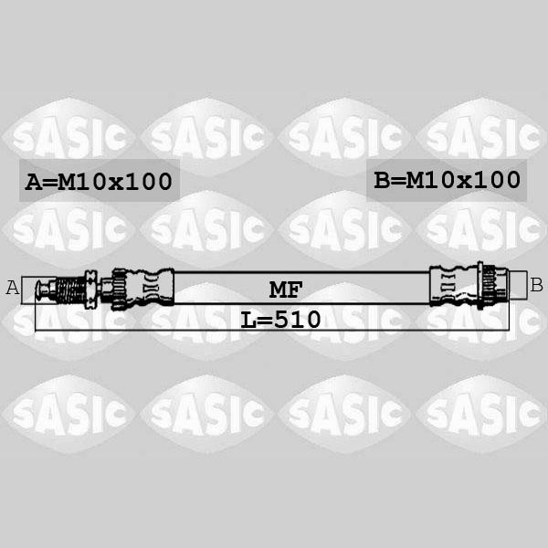 SASIC SAS6600043 Brake Hose