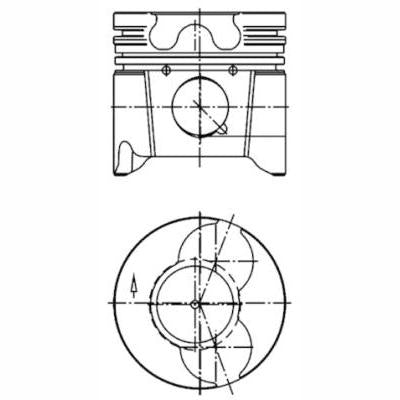 KOLBENSCHMIDT 99879601 Piston