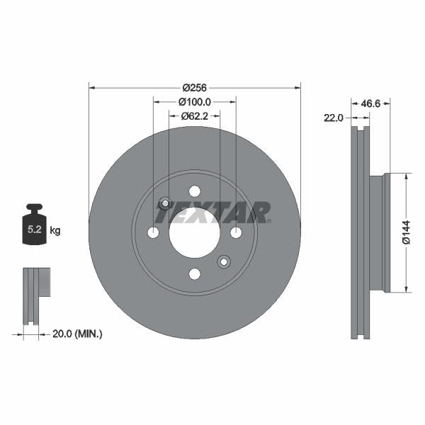 WABCO 4801069202 Brake Caliper Guide Bellow