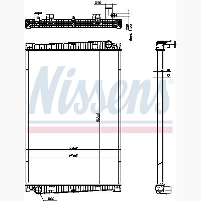 NISSENS NIS67193 Engine Radiator