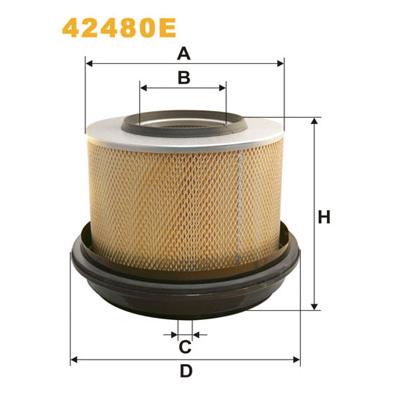 WIX FILTERS 42480EWIX Air Filter
