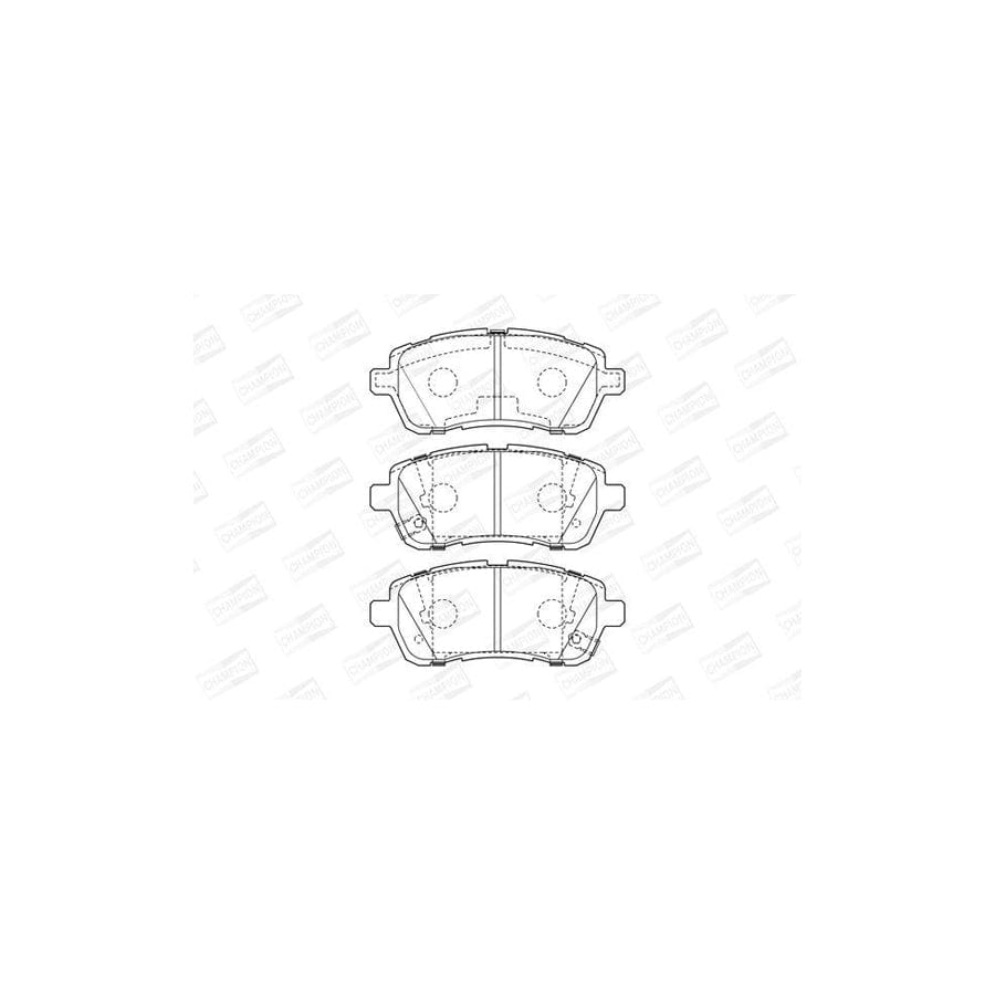 Champion 573648Ch Brake Pad Set