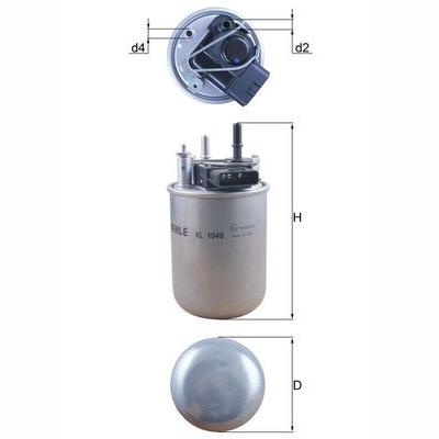 KNECHT KL1048 Fuel Filter