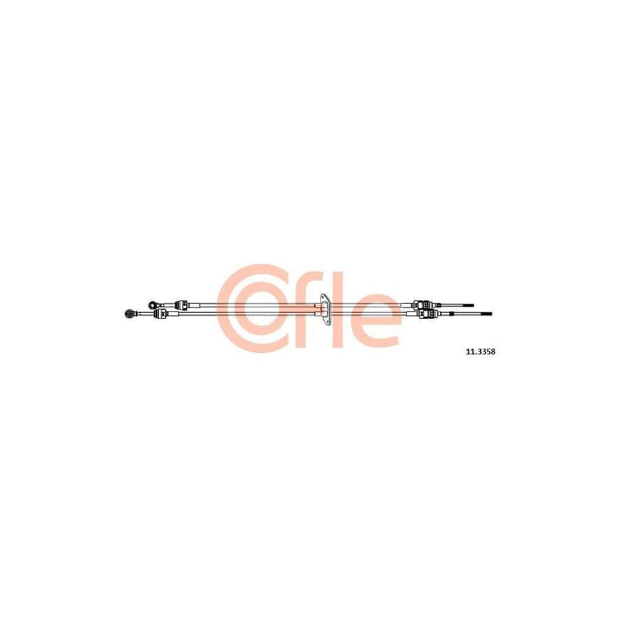 Cofle 11.3358 Cable, Manual Transmission Suitable for Mercedes-Benz Sprinter