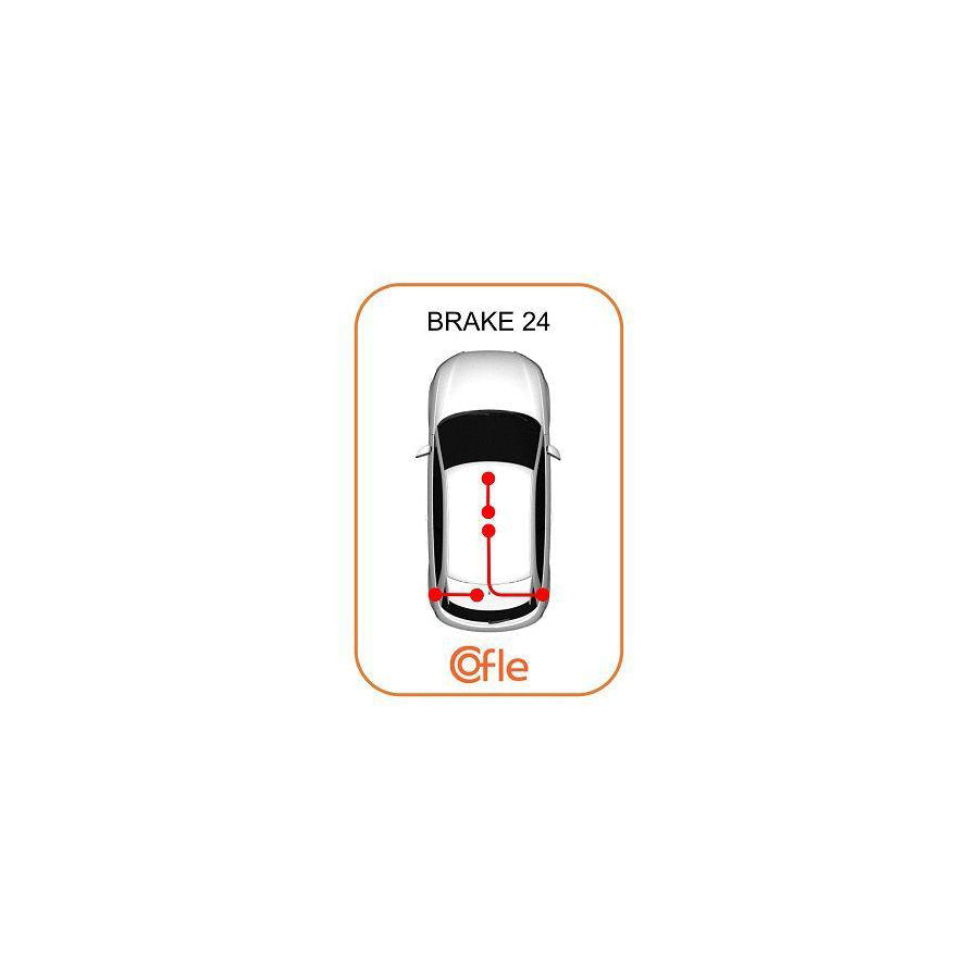 Cofle 491.21 Hand Brake Cable for Fiat Multipla (186)