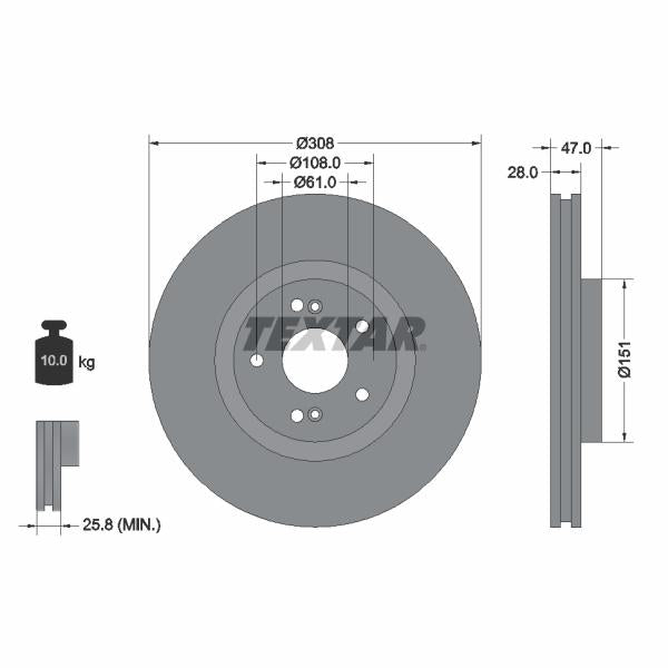 AUTOFREN SEINSA D7-072C Brake Caliper Guide Sleeve Kit