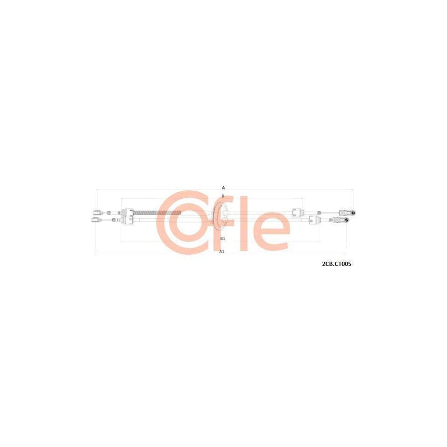 Cofle 2Cb.Ct005 Cable, Manual Transmission for Citroen C4