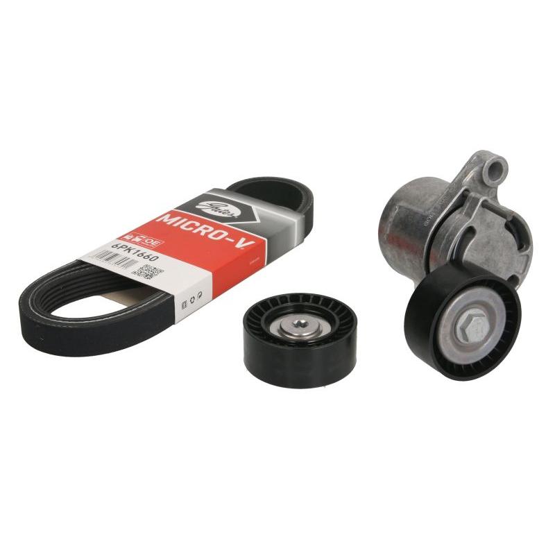 GATES GATK296PK1660 V-Ribbed Belt Set