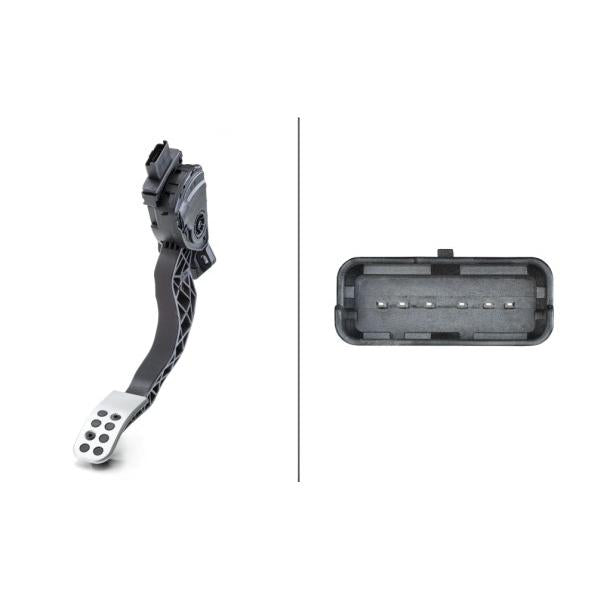 HELLA 949-731 Accelerator Pedal Position Sensor