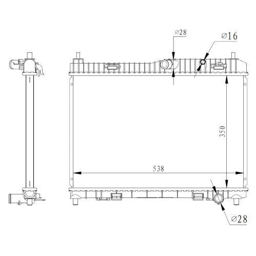 NRF NRF59317 Engine Radiator