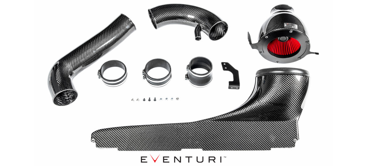 Eventuri Audi 8V RS3 LHD Full Black Carbon Intake Gen 1