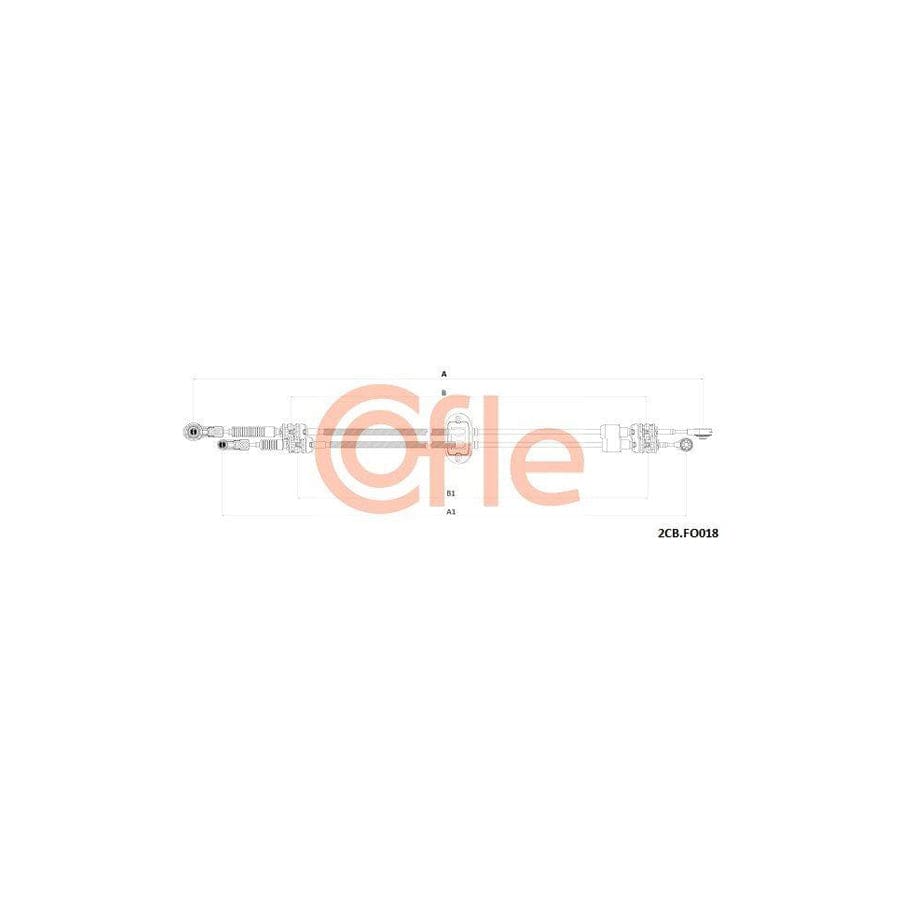 Cofle 2Cb.Fo018 Cable, Manual Transmission for Ford Mondeo