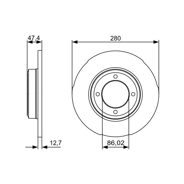 WABCO 9617232030 Parking Brake Valve