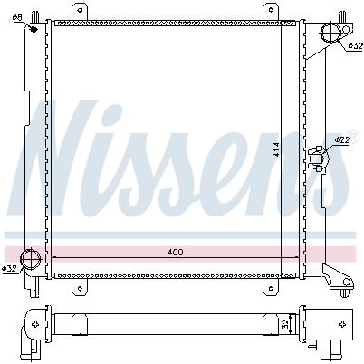 NISSENS NIS64207 Engine Radiator
