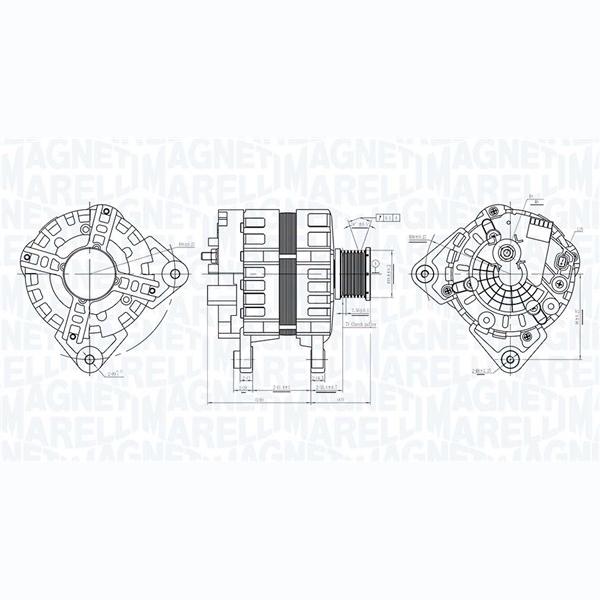 MAGNETI MARELLI 063736095010 Alternator