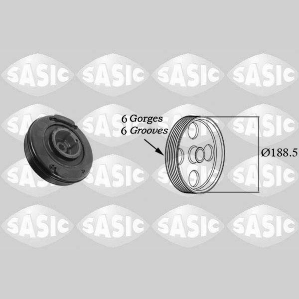 SASIC SAS9001807 Crankshaft Belt Pulley