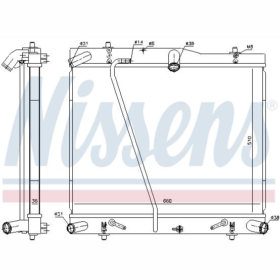 NISSENS NIS646912 Engine Radiator