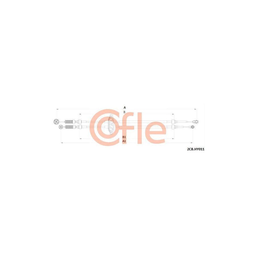 Cofle 2Cb.Hy011 Cable, Manual Transmission for Hyundai Getz (Tb)