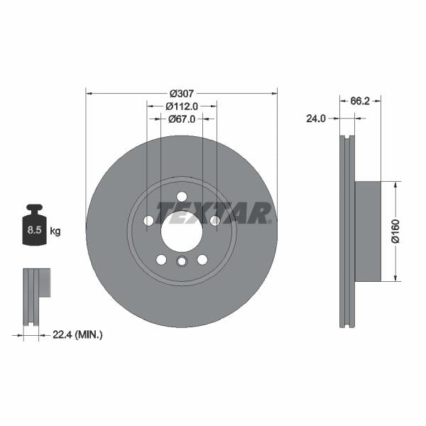 QUICK BRAKE QB113-0046X Brake Caliper Guide Sleeve Kit