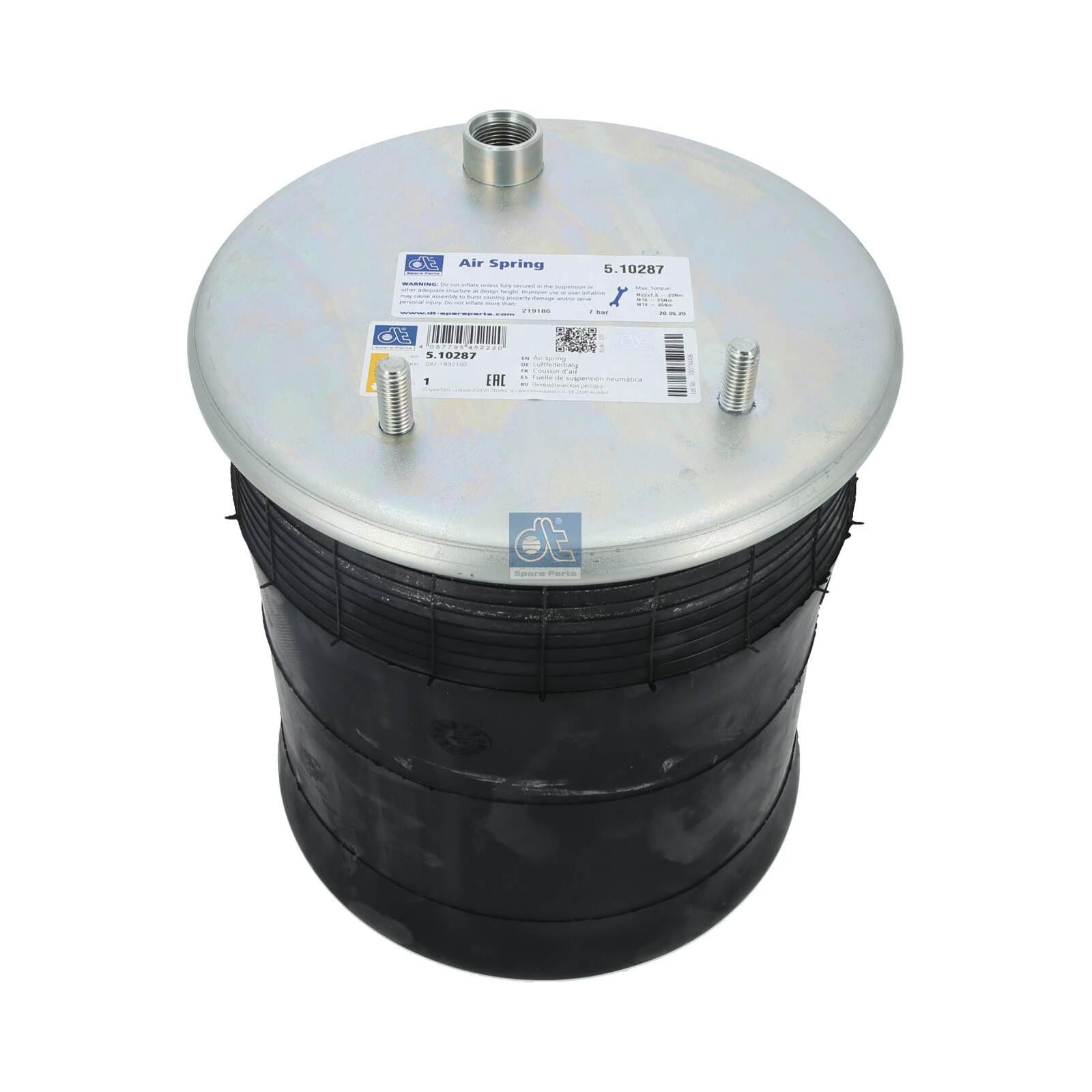 DT SPARE PARTS 5.10287 Air Suspension Bellow