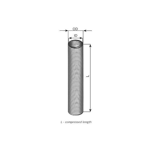 DINEX DIN95010 Exhaust System Corrugated Pipe