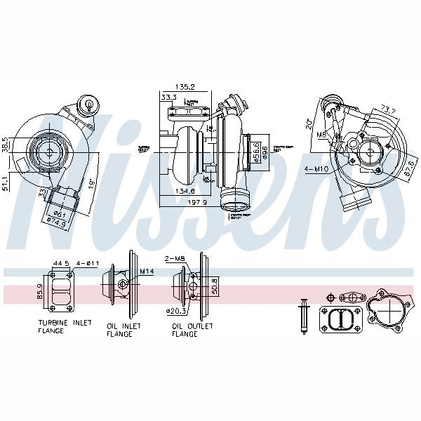 NISSENS NIS93759 Turbocharger
