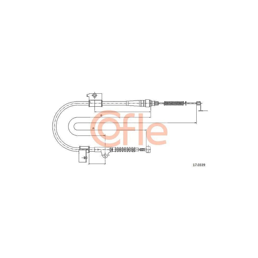 Cofle 15.4329 Clutch Cable