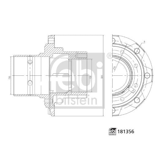 FEBI FE181356 Wheel Hub