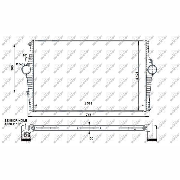 NRF NRF30931 Charge Air Cooler