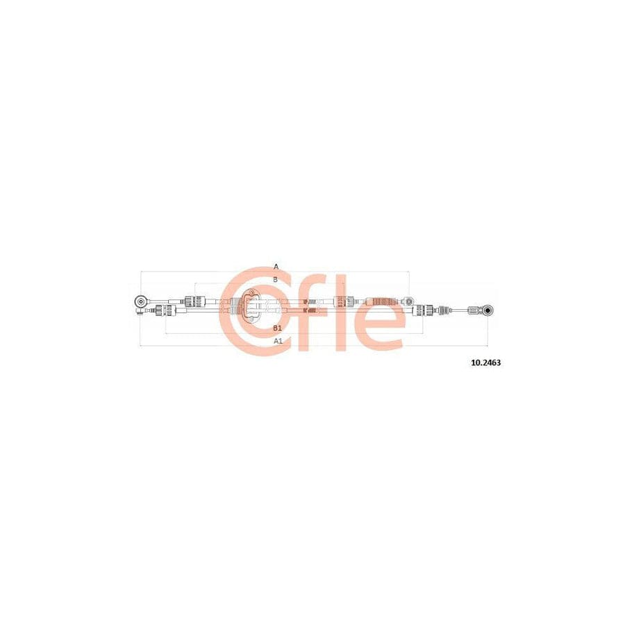 Cofle 10.2463 Cable, Manual Transmission for Ford Focus