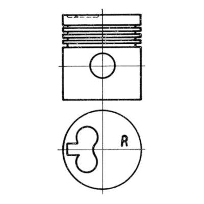 KOLBENSCHMIDT 92791600 Piston