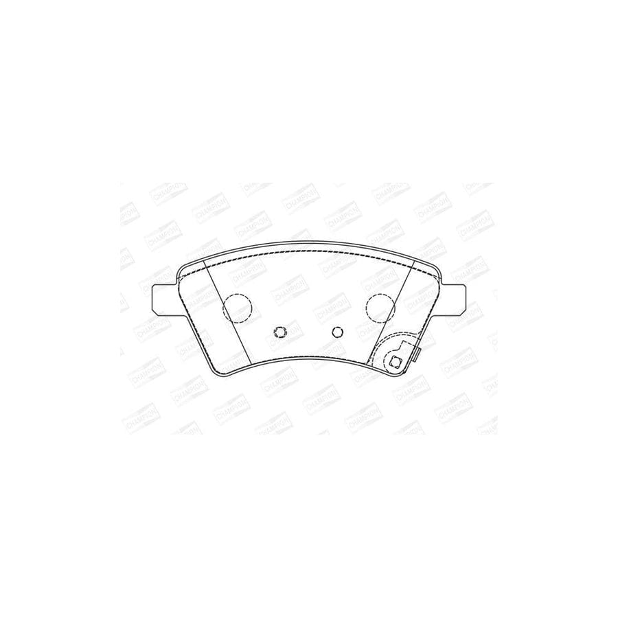 Champion 573288Ch Brake Pad Set