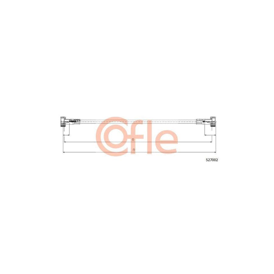 Cofle 92.S27002 Speedometer Cable for Skoda Favorit