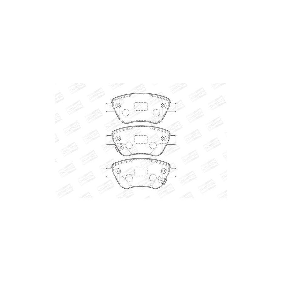 Champion 573652Ch Brake Pad Set